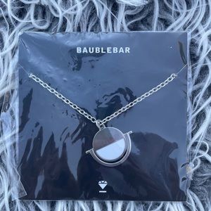BaubleBar Snowfall Necklace Pendant 28" Chain PopSugar NIP New. New in package.